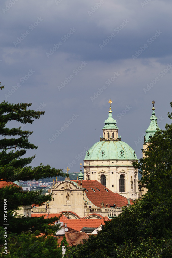St. Nocolas Church in Lesser Town in Prague