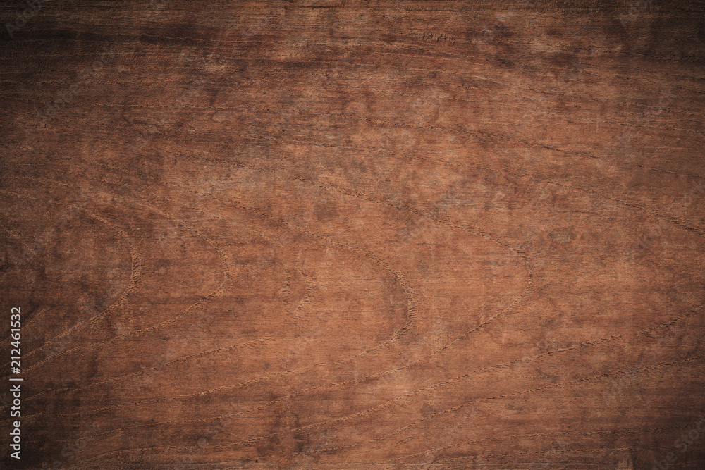 Fototapeta premium Old grunge dark textured wooden background,The surface of the old brown wood texture,top view brown teak wood paneling