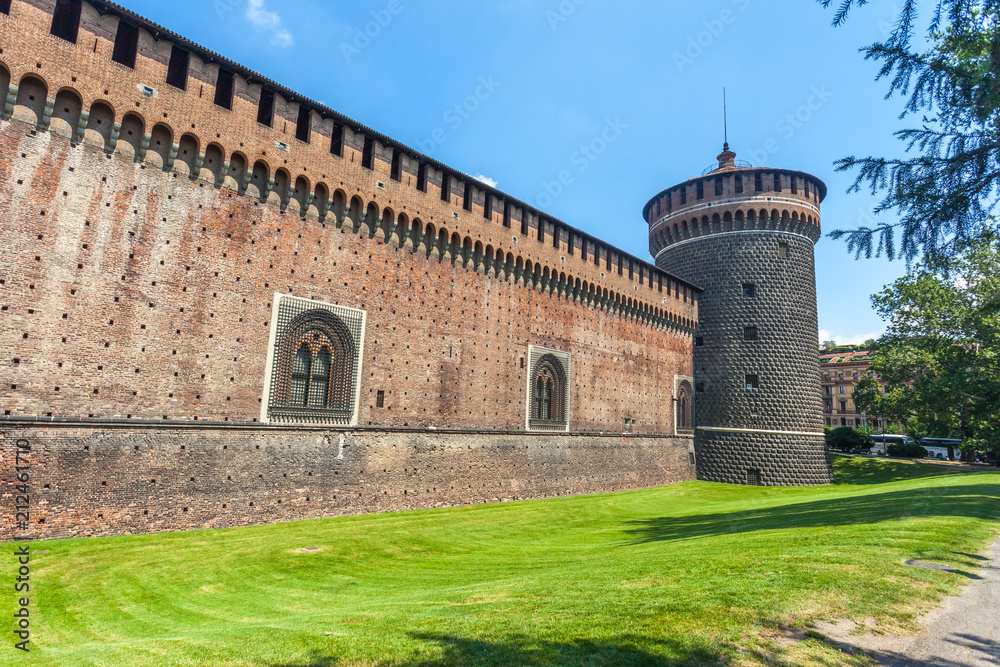 Sforza Castle (Castello Sforzesco) is a castle in Milan, Italy