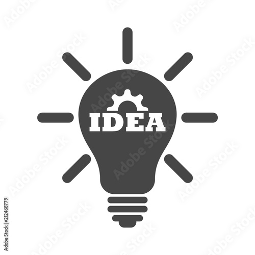 Light bulb, idea icon