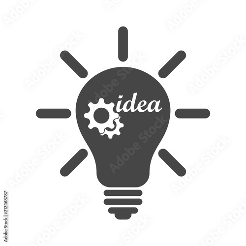 Light bulb, idea icon