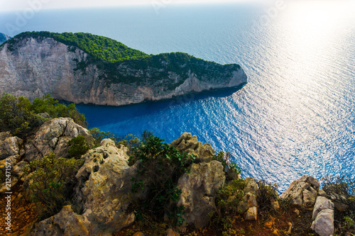 Amazing Navagio beach  Greece