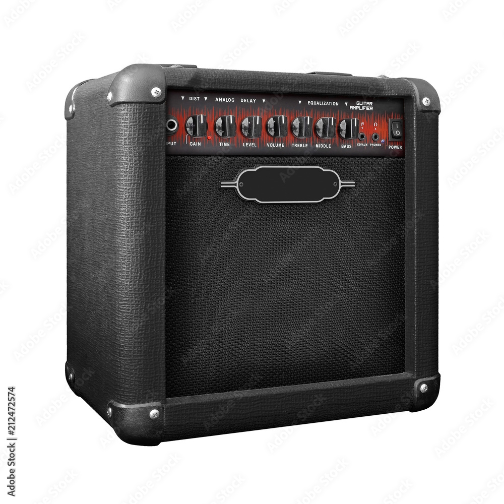 guitar amplifier isolated on white guitar amplifier isolated on white