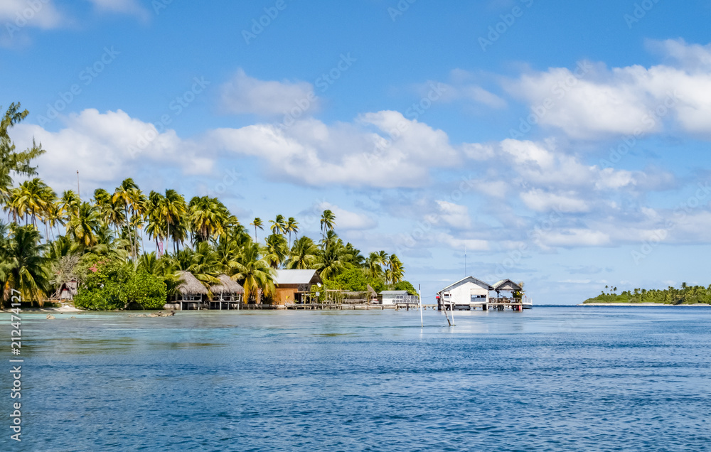 diving resort on Fakarava atoll, Tuamotus archipelago, french Polynesia,France, south pacific diving resort on Fakarava atoll, Tuamotus archipelago, french Polynesia,France, south pacific