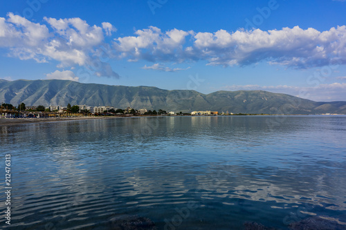 Picturesque view of Karaburun Peninsula. Karaburun Peninsula (Gadishulli i Karaburunit) - peninsula located in southwestern Albania on the border of two seas Adriatic Sea and Ionian Sea.