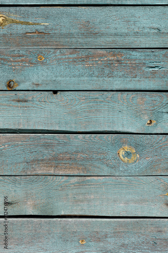 Weathered turquoise wooden background texture