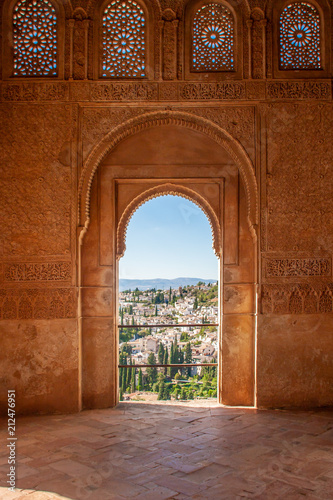 Palazzo della Alhambra a Granada in Andalusia, Spagna photo