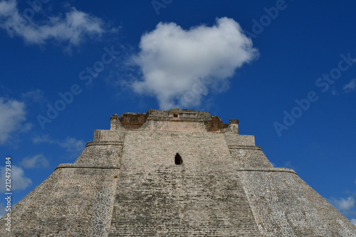 Uxmal; United Mexican State - may 18 2018 : pre Columbian site photo