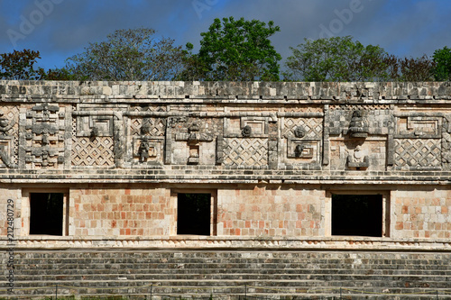 Uxmal; United Mexican State - may 18 2018 : pre Columbian site photo