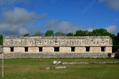 Uxmal; United Mexican State - may 18 2018 : pre Columbian site photo