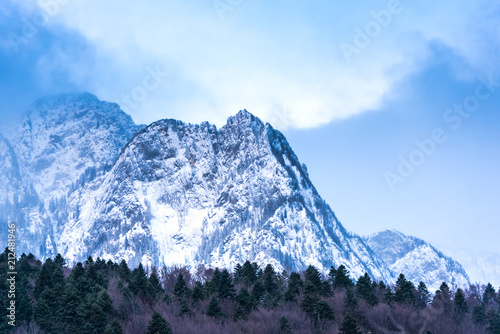 Amazing Bucegi Mountains in the winter