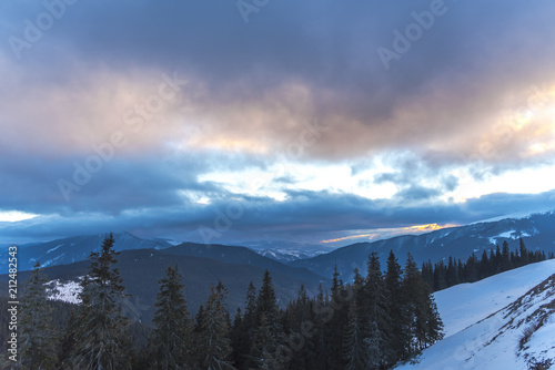 Winter in Rarau Mountains, Romania