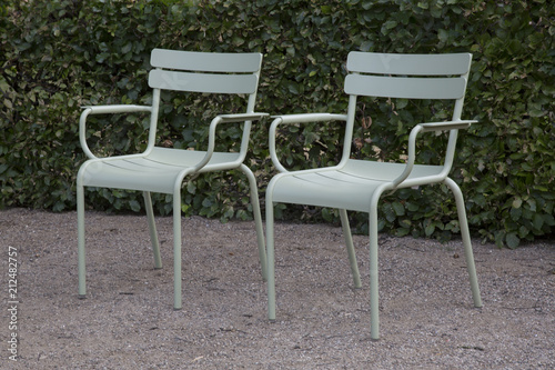 Green Chairs, Royal Library Garden, Copenhagen