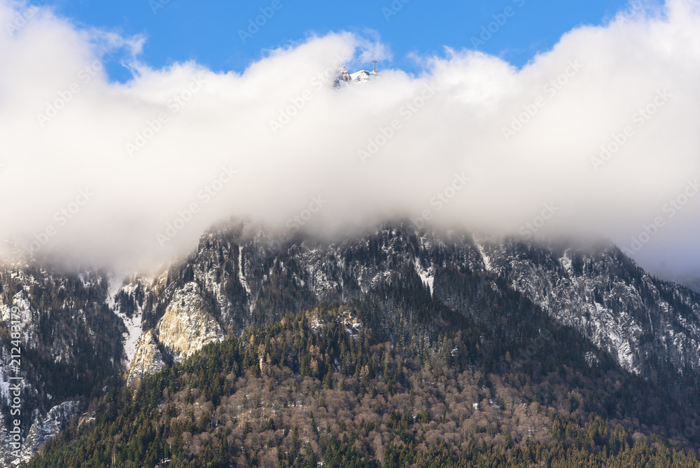 Amazing clouds in Bucegi Mountains