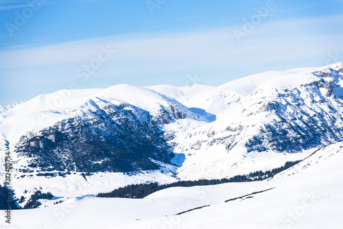 Winter ski resort at Cota 2000   Sinaia   Romania