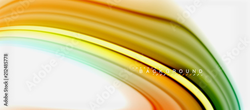 Rainbow fluid colors abstract background twisted liquid design, colorful marble or plastic wavy texture backdrop, multicolored template for business or technology presentation or web brochure cover