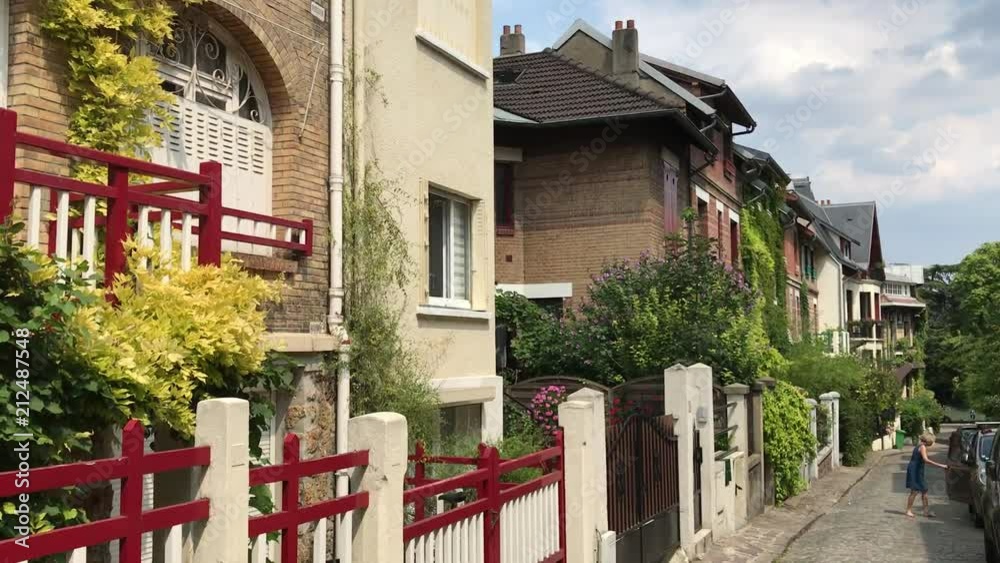 Maisons du square de Montsouris à Paris
