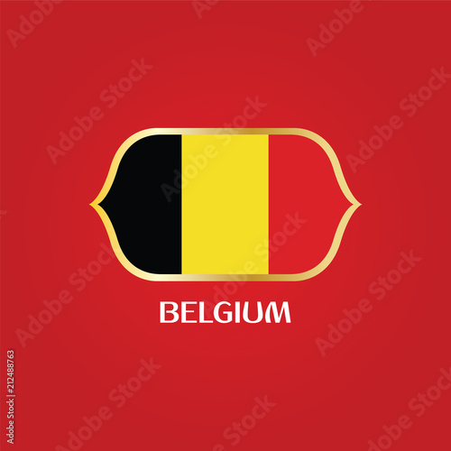 Belgium flag national flag soccer emblem
