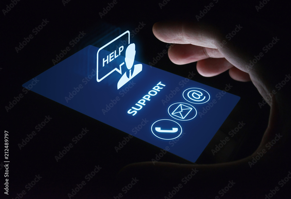 Technical Support Center Customer Service Internet Business Technology Concept Technical Support Center Customer Service Internet Business Technology Concept