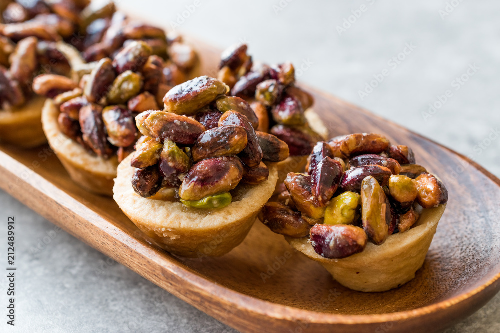 Mini Pistachio Tarts, Tartolet or Tartlets with Nuts