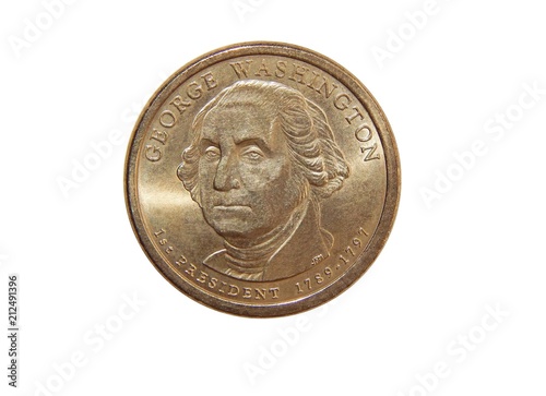 Coin one US dollar  (George Washington)