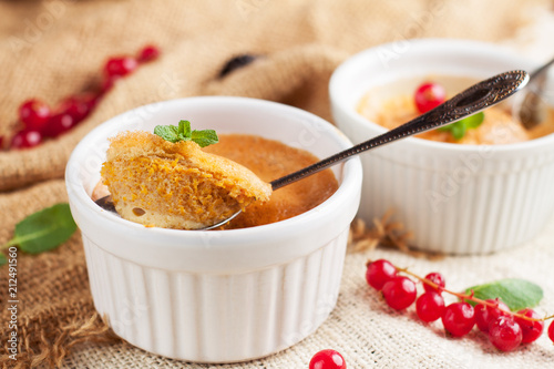 Two butternut squash souffle