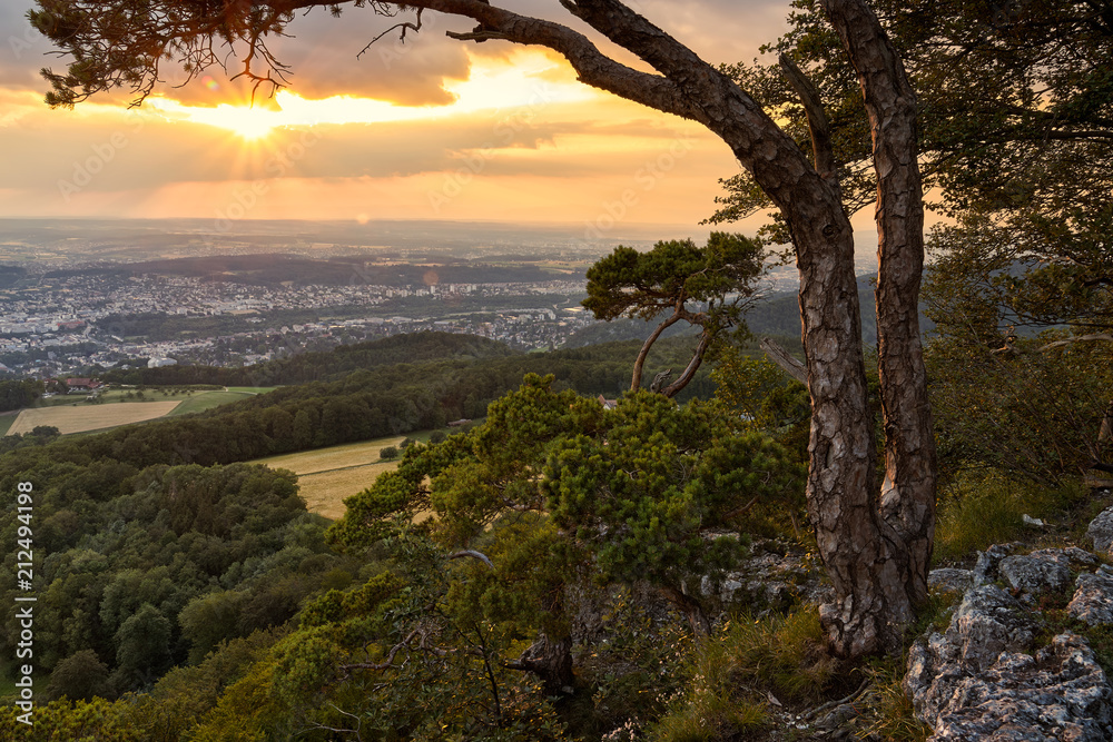 Obraz premium Sicht vom Gempen