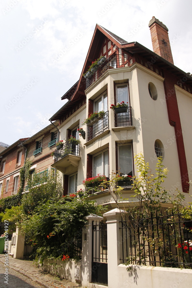 Maison du square de Montsouris à Paris