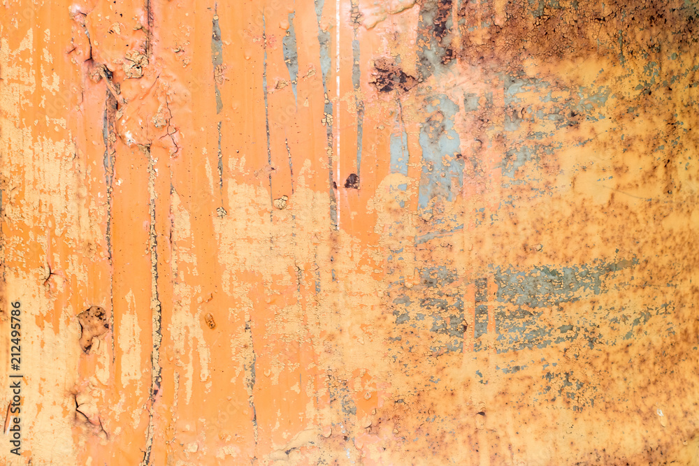 Worn rusty and old metal Worn rusty and old metal
