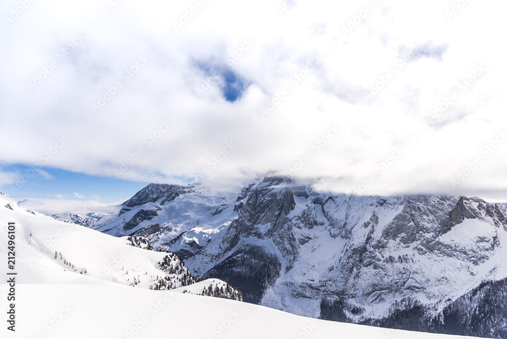 Dolomites Mountains in the winter Dolomites Mountains in the winter