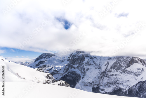 Dolomites Mountains in the winter © Ivanica