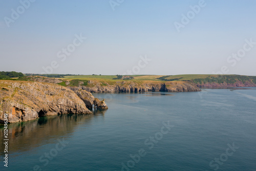Summer views along the Pembrokeshire Coast Path in South Wales