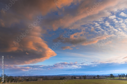 Clouds at the sunset © Ivanica