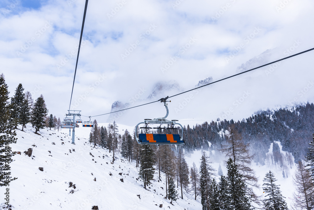 ski lift in mountains ski lift in mountains
