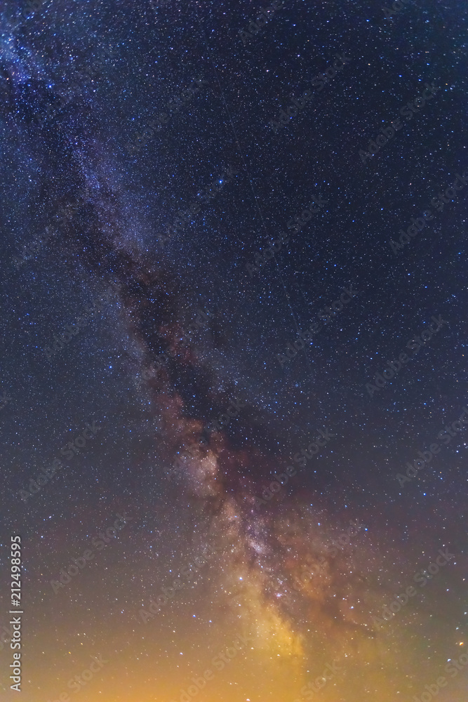 night starry sky with milky way, natural background night starry sky with milky way, natural background