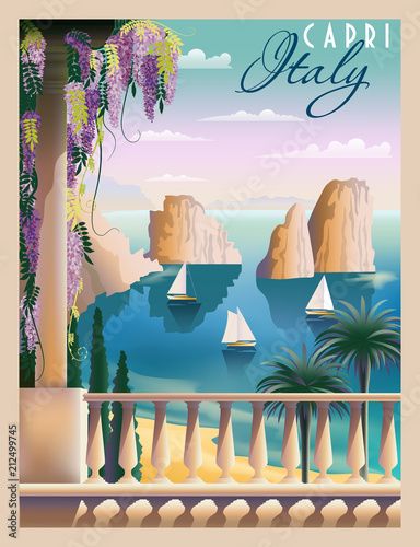 Sunny summer day in Italy