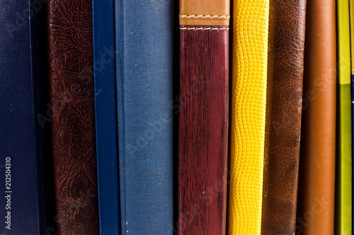 Books and notepads texture 