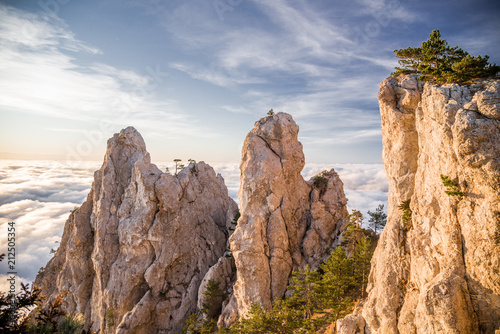 Mountain range Ai-Petri, the Republic of Crimea.
