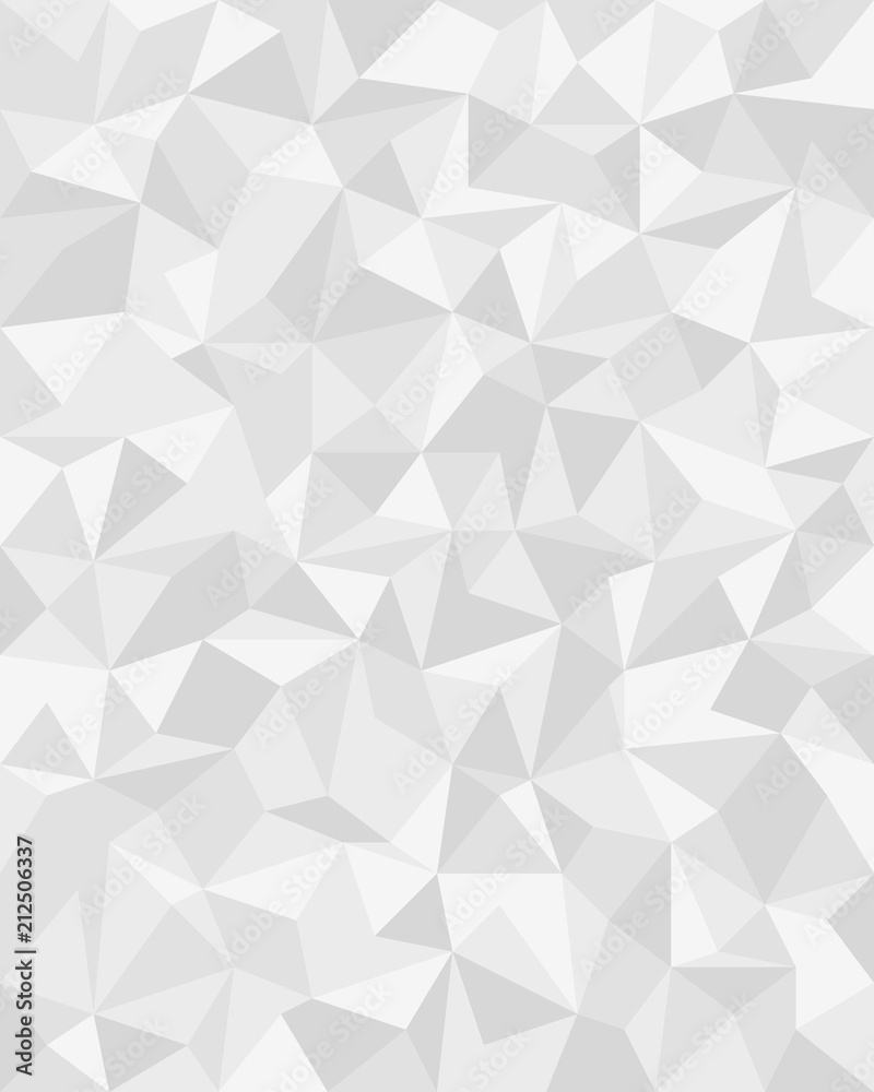 Seamless Vector Background from cells, triangles. Irregular Mosaic backdrop. - obrazy, fototapety, plakaty 