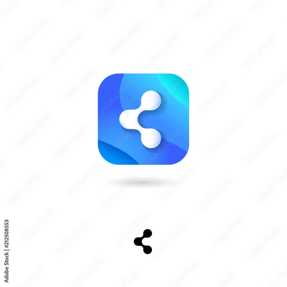 Share, UI icon. Sharing, Social Media, distribute emblem. Share, communication pictogram. Share symbol with shadow on a white background. Web icon. Share, UI icon. Sharing, Social Media, distribute emblem. Share, communication pictogram. Share symbol with shadow on a white background. Web icon.