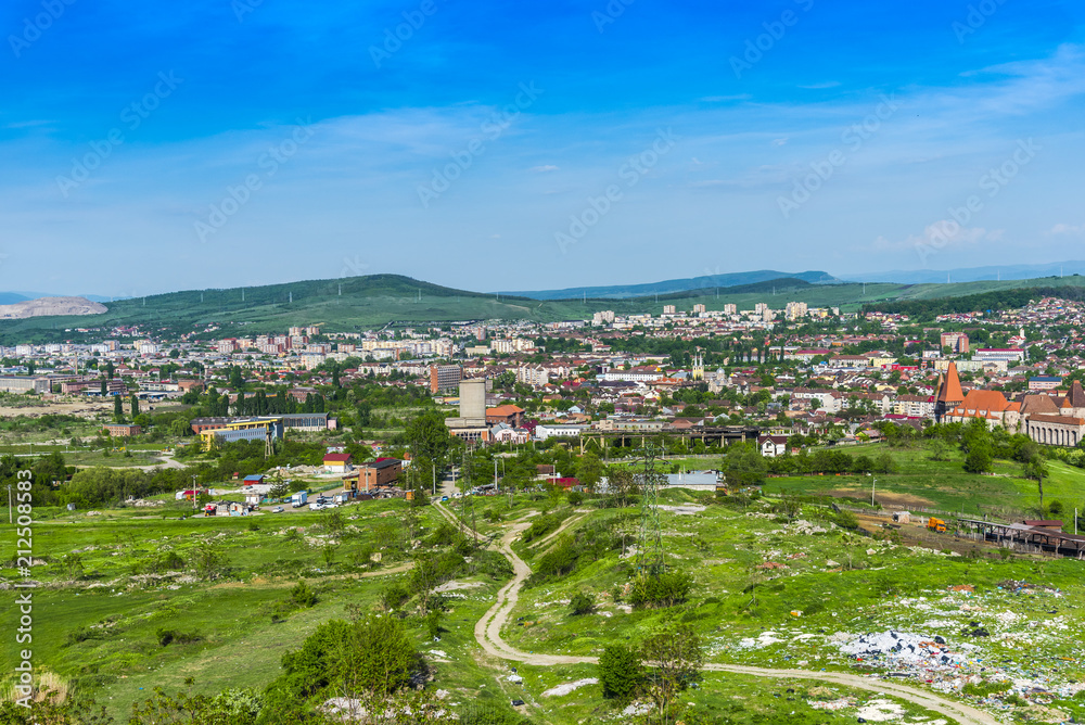 Hunedoara city view, Romania