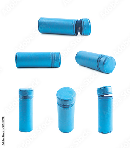 Cylindrical pencil case iso...