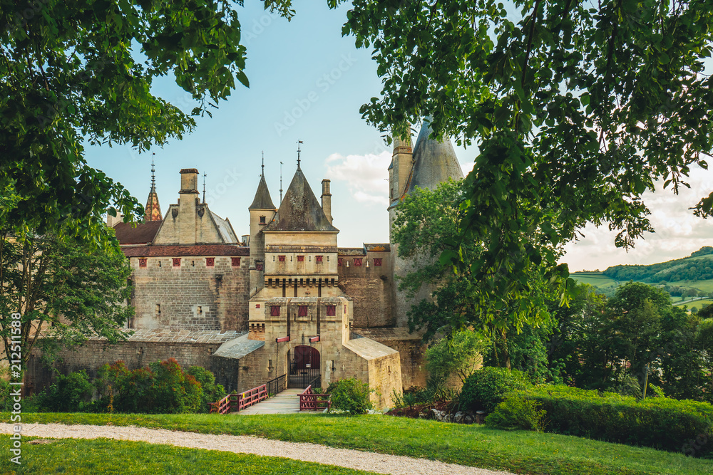 Castle in Burgundy, France