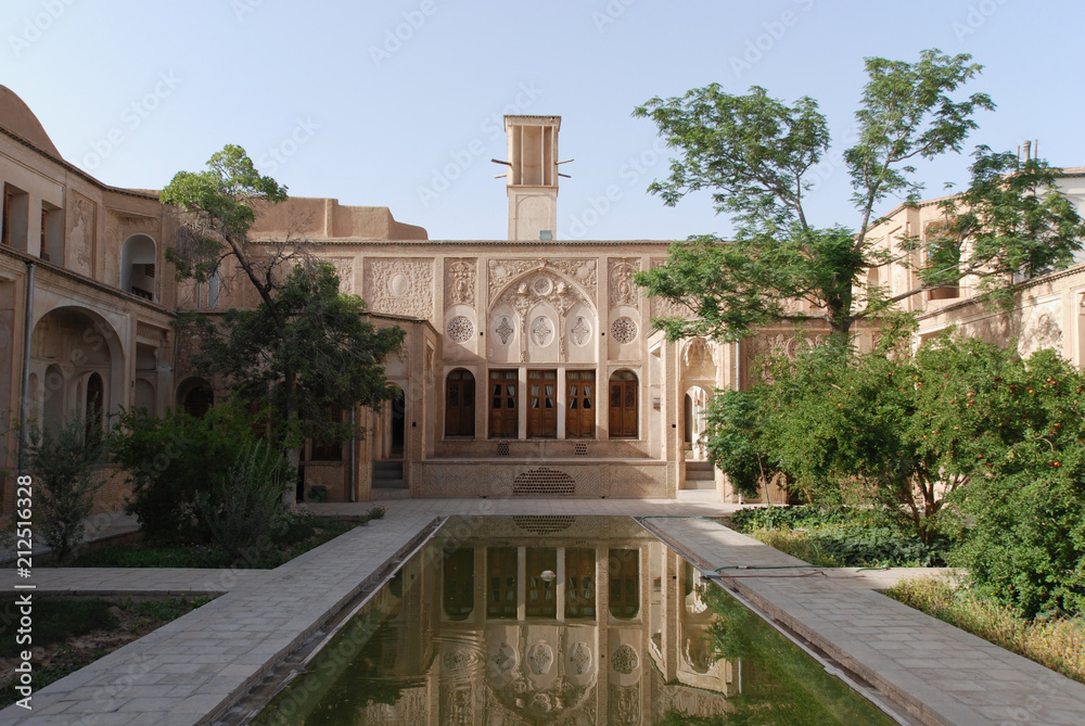 Courtyard of an old Persian house