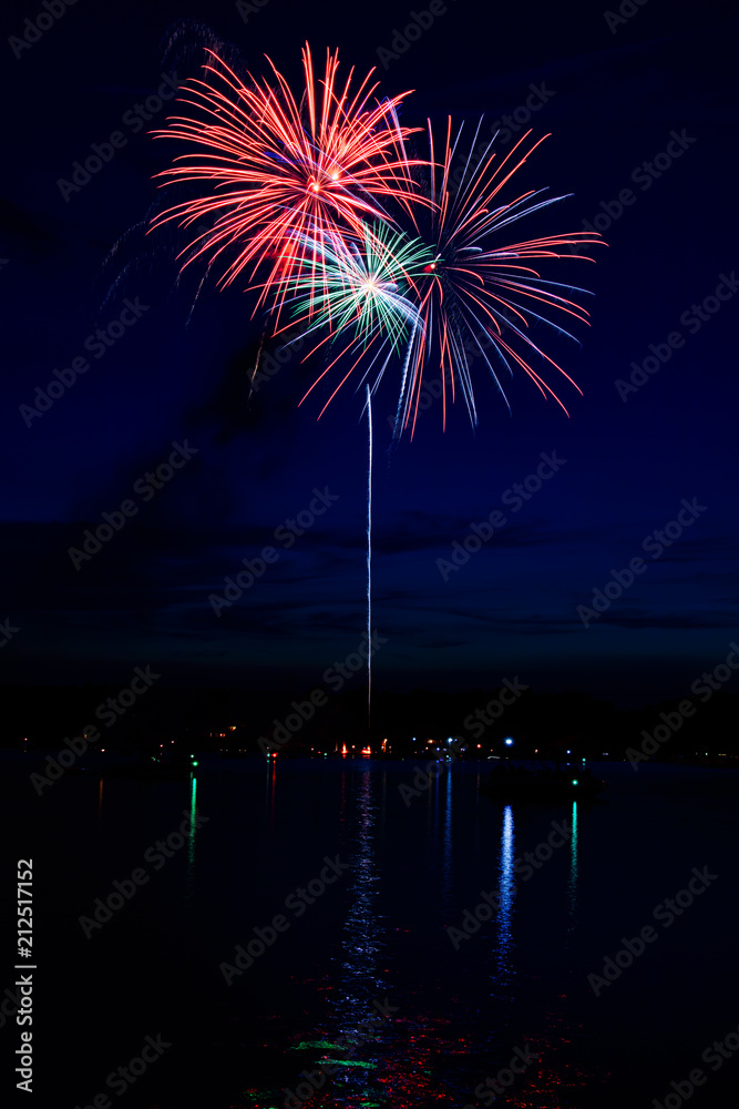 Fireworks at the Lake