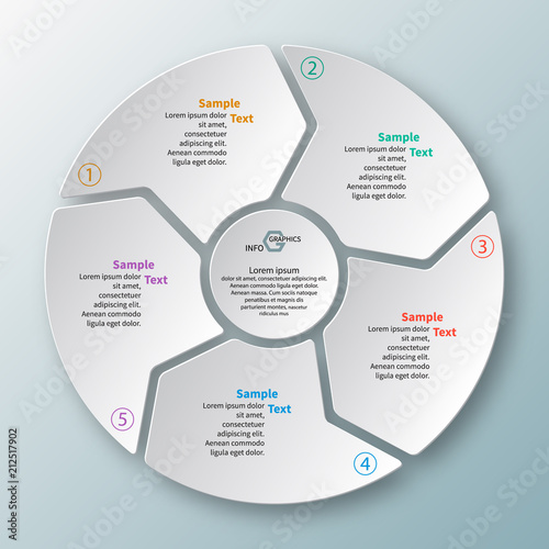 Abstract 3D Paper Infographics