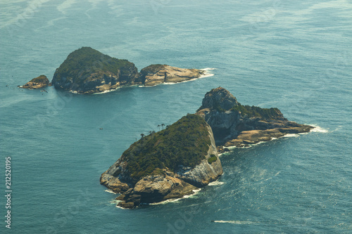 Beautiful islands, Cagarras Islands Rio de Janeiro Brazil, South America  photo