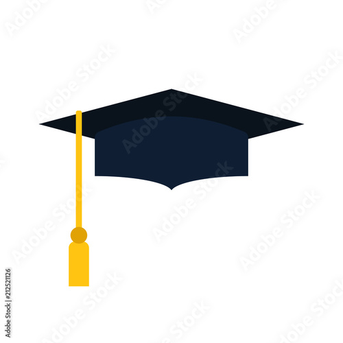 Graduate cap. Vector.
