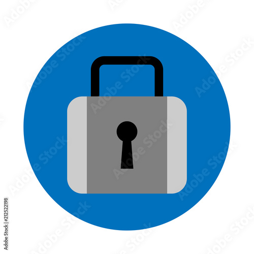 Lock icon, vector