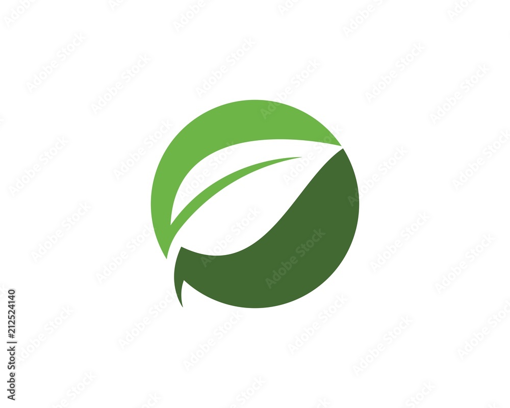 Logos of green leaf ecology nature element Logos of green leaf ecology nature element